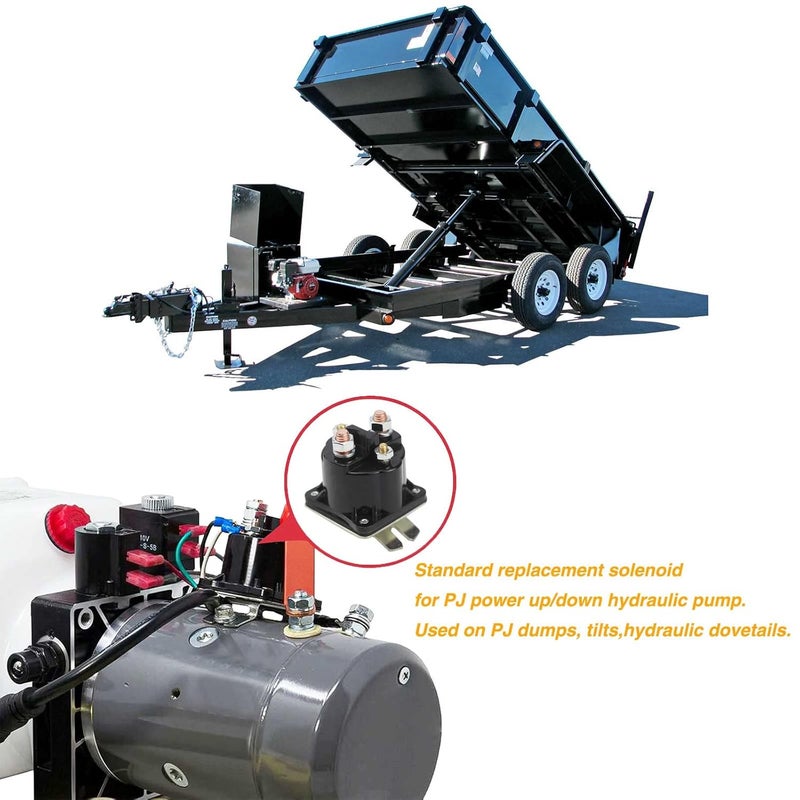 gradora Dump Trailer Solenoid 12V 4 Terminal 100 Amp Intermittent Duty SAZ4201GJ 7522 SAZ-4201ER 070009 190107 KTI Unit KTI 391-2-C - Image 5
